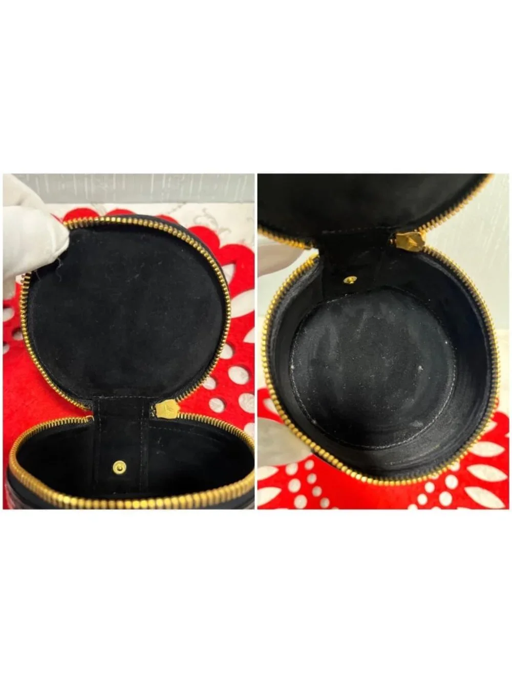 Chanel Case Black Gold Handbag